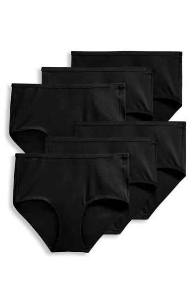 Jockey Organic Cotton Stretch Modern Brief In Black