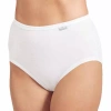 Jockey Plus Size Elance Brief - 3 Pack- 1486 In White