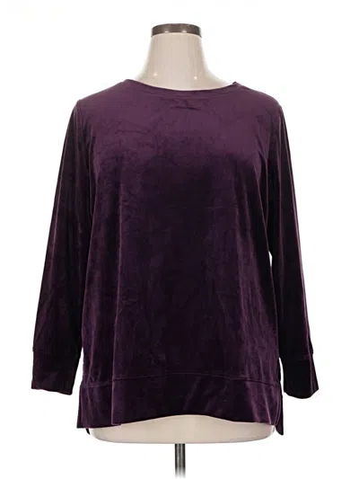 Pre-owned Jockey Pullover Sweater In Purple