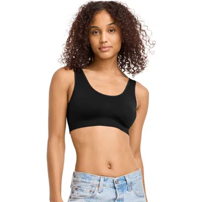 Jockey Seamfree Stretch Tank Strap Bralette In Black