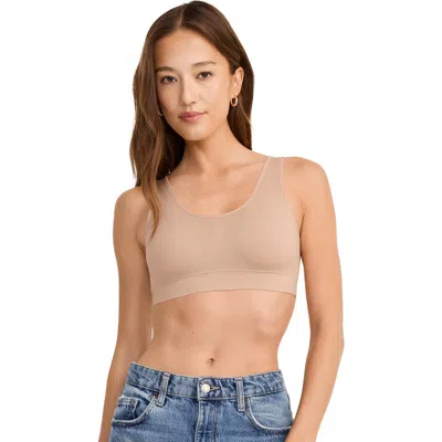 Jockey Seamfree Stretch Tank Strap Bralette In Neutral