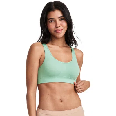 Jockey Seamfree Stretch Tank Strap Bralette In Green