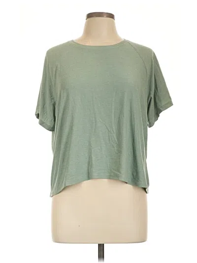 Pre-owned Jockey Short Sleeve T-shirt In Green