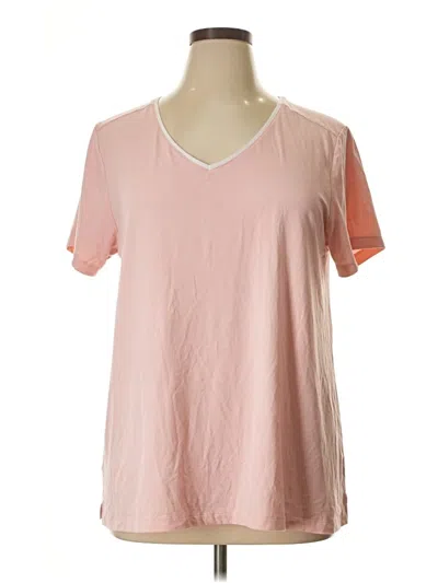 Pre-owned Jockey Short Sleeve T-shirt In Pink