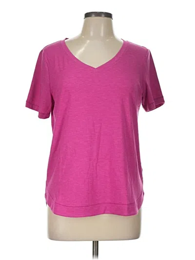 Pre-owned Jockey Short Sleeve T-shirt In Pink