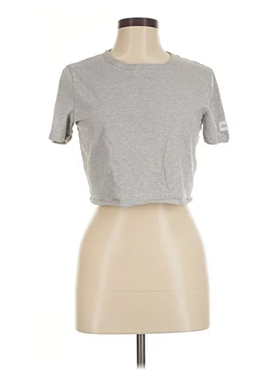Pre-owned Jockey Short Sleeve T-shirt In Silver