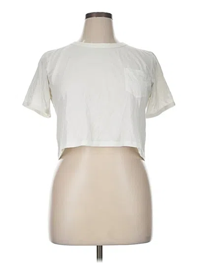 Pre-owned Jockey Short Sleeve T-shirt In White