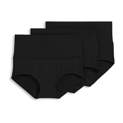 Jockey Skimmies 360â° Smoothing Brief - 3 Pack -1766 In Black