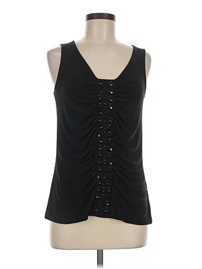 Pre-owned Jockey Sleeveless Blouse In Black