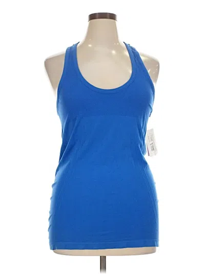 Jockey Sleeveless Top Blue Halter Neckline Tops