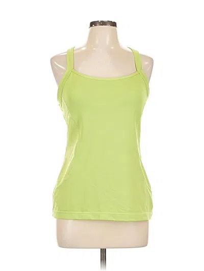 Pre-owned Jockey Sleeveless Top Green Halter Neckline Tops