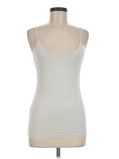 Pre-owned Jockey Sleeveless Top Ivory Scoop Neck Tops