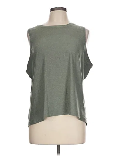 Pre-owned Jockey Sleeveless T-shirt In Green