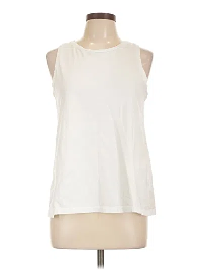 Pre-owned Jockey Sleeveless T-shirt In White
