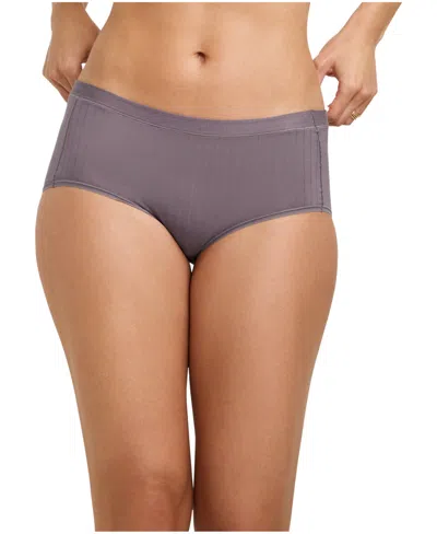 Jockey Soft Touch Breathe Contemporary Hipster In Gray