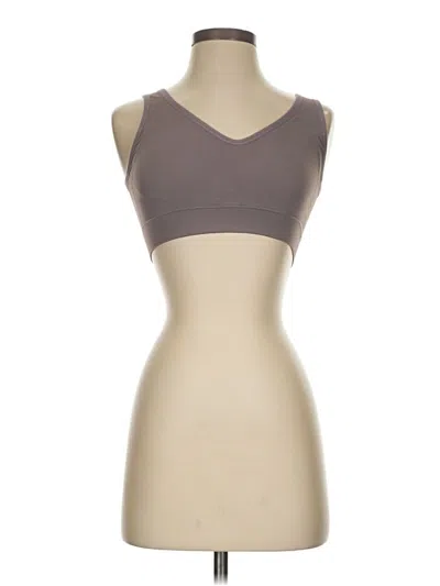 Pre-owned Jockey Sports Bra In Brown