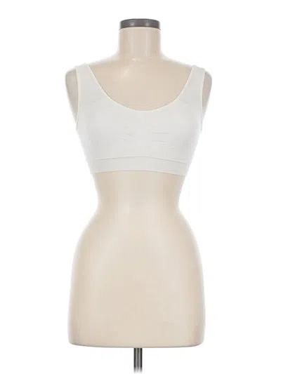 Pre-owned Jockey Sports Bra In Ivory