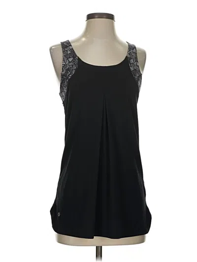 Pre-owned Jockey Tank Top Black Halter Neckline Tops
