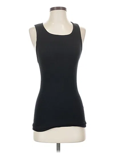 Pre-owned Jockey Tank Top Black Strapless Neckline Tops