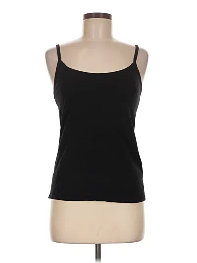 Pre-owned Jockey Tank Top Black Strapless Neckline Tops