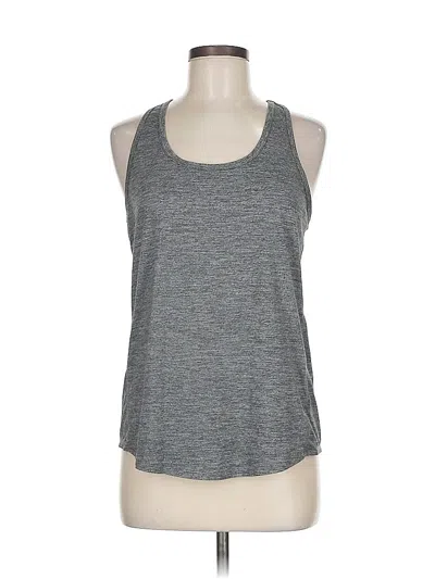 Pre-owned Jockey Tank Top Gray Halter Neckline Tops