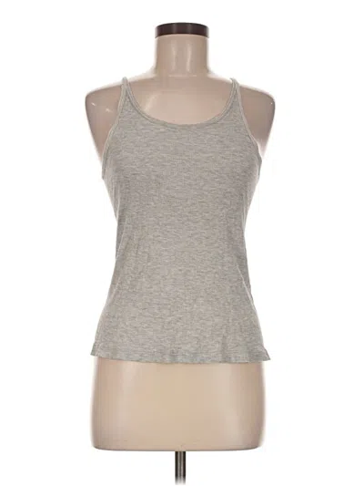 Pre-owned Jockey Tank Top Gray Halter Neckline Tops
