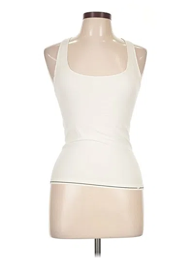 Pre-owned Jockey Tank Top Ivory Halter Neckline Tops