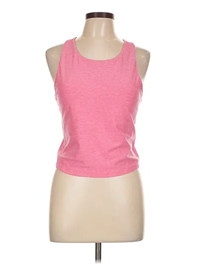Pre-owned Jockey Tank Top Pink Halter Neckline Tops