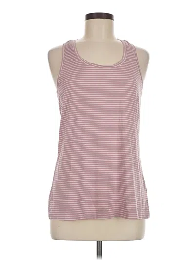 Pre-owned Jockey Tank Top Pink Halter Neckline Tops