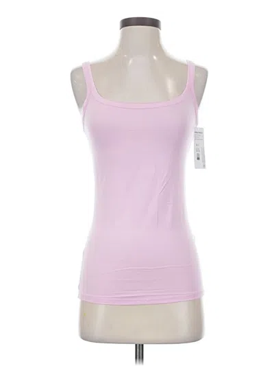 Pre-owned Jockey Tank Top Pink Strapless Neckline Tops