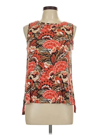 Pre-owned Jockey Tank Top Red Halter Neckline Tops