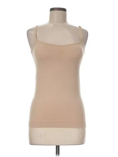 Pre-owned Jockey Tank Top Tan Strapless Neckline Tops