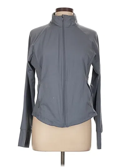 Pre-owned Jockey Track Jacket In Gray