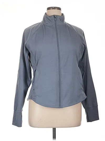 Pre-owned Jockey Track Jacket In Gray
