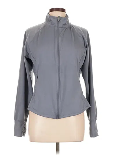 Pre-owned Jockey Track Jacket In Gray