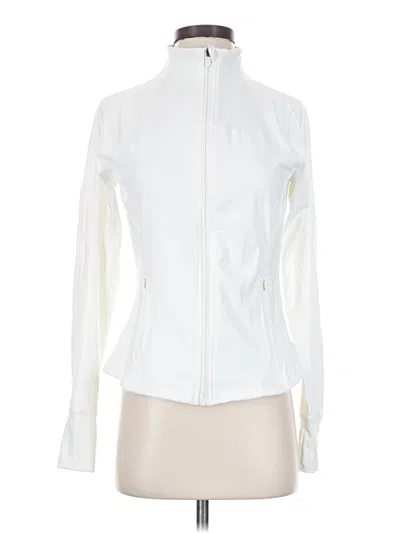 Pre-owned Jockey Track Jacket In White