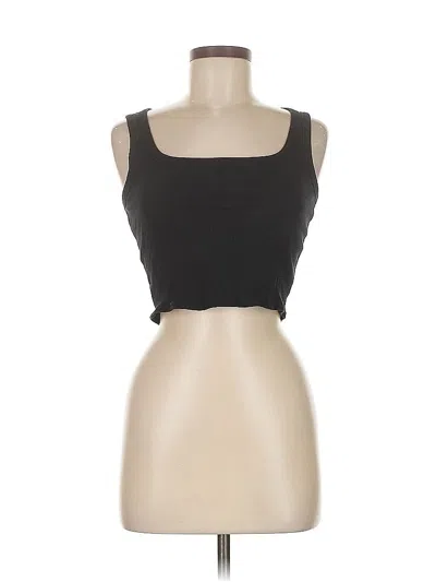 Pre-owned Jockey Tube Top Black Strapless Neckline Tops