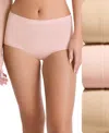 Jockey Women's 3-pk. Seamfree Brief Underwear 4431 In Pink