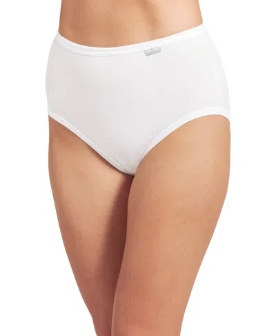 Jockey Women's Elance Full Coverage Briefs, 6-pack Set In White