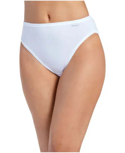 Jockey Womens High Cut Panty 6194 In White