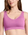 Jockey Women's Molded Cup Seamfree Bralette 3041 In Pink