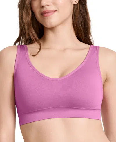 Jockey Women's Molded Cup Seamfree Bralette 3041 In Pink