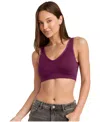 Jockey Women's Molded Cup Seamfree Bralette 3041 In Purple