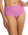 Jockey Women's No Panty Line Hip Brief Underwear 1372 In Pink