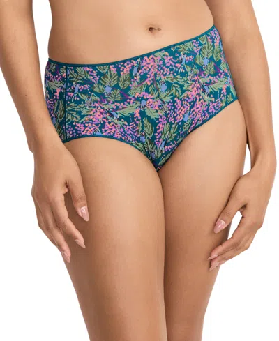 Jockey Women's No Panty Line Hip Brief Underwear 1372 In Blue