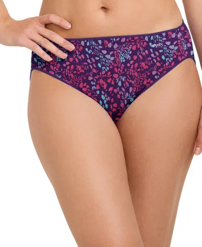 Jockey Women's No Panty Line Promise Bikini Underwear 1370 In Purple
