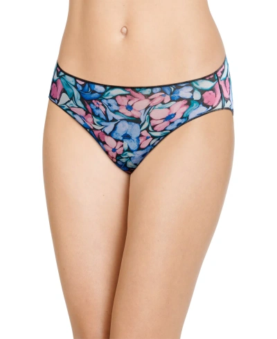 Jockey Women's No Panty Line Promise Bikini Underwear 1370 In Wavy Floral