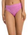 Jockey Women's Seamfree Hi-cut Stretch Underwear 3788 In Purple