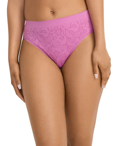 Jockey Women's Seamfree Hi-cut Stretch Underwear 3788 In Purple
