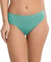 Jockey Women's Seamfree Hi-cut Stretch Underwear 3788 In Aquamarine-solid